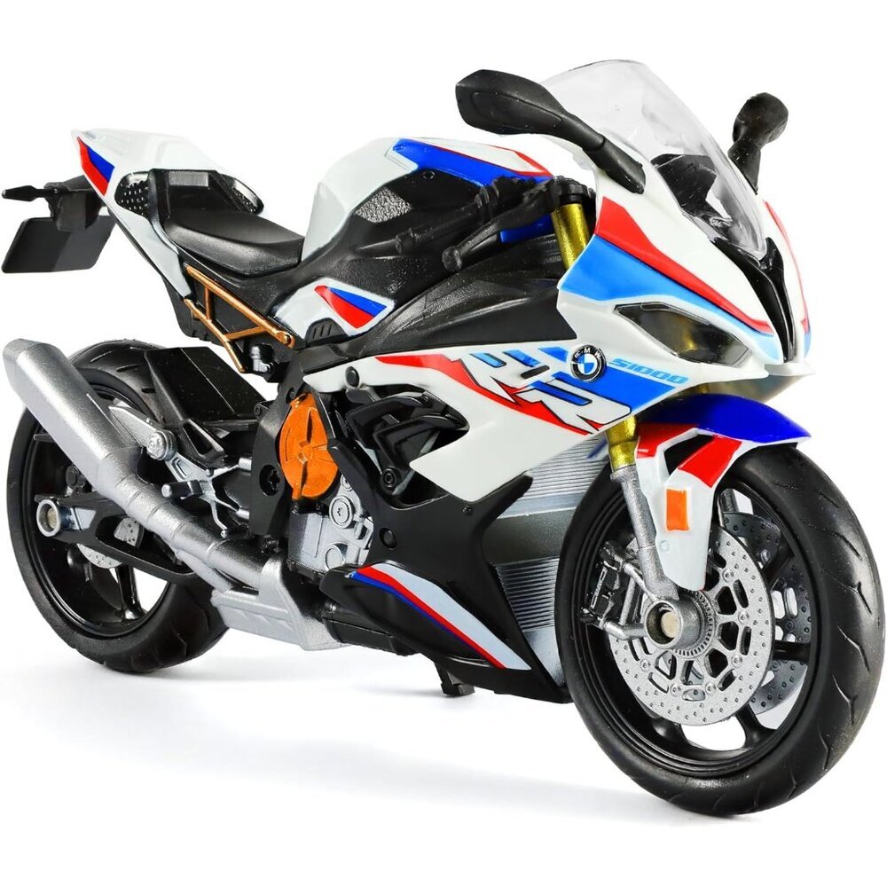 for BMW S1000RR 1:12 Motorcycle Model Toy Metal Die-cast with Plastic Motorcycle